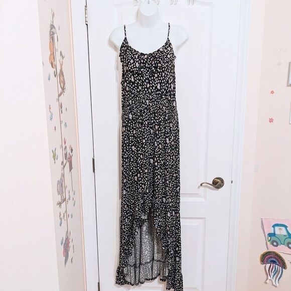 MAXI dress floral ditsy calico floral print Small @V - Picture 5 of 11